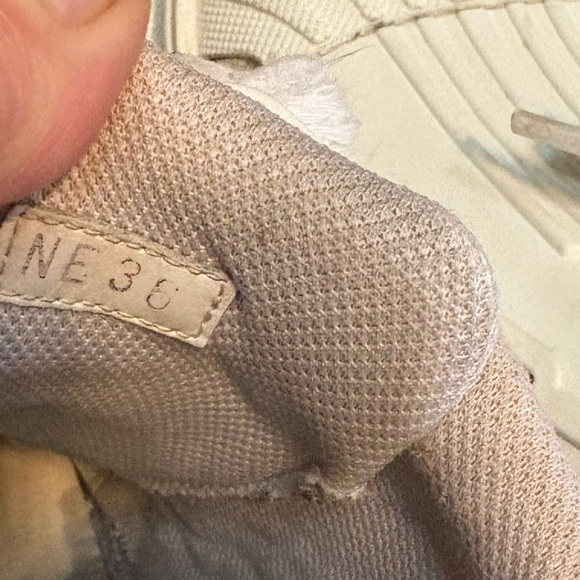 Dior Cream and French Blue Logo Sneakers size 36 - Picture 13 of 16